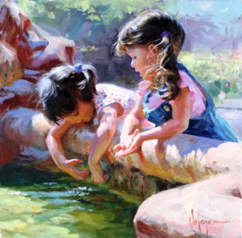 Copiii in pictura lui Vladimir Volegov